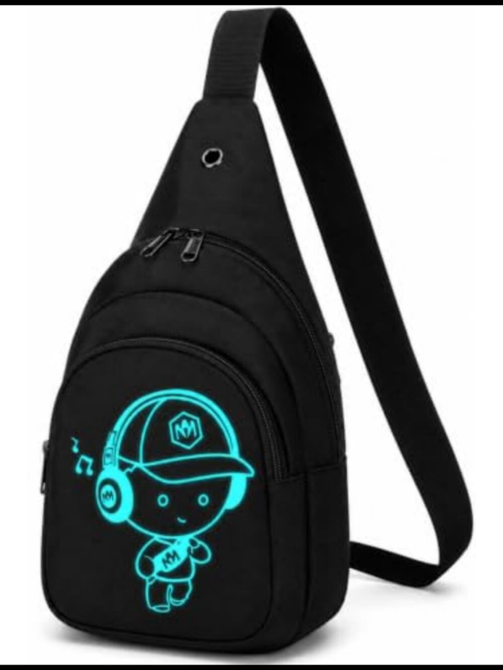Small Sling Bag Crossbody Fanny Pack Chest Bag Adjustable Strap
